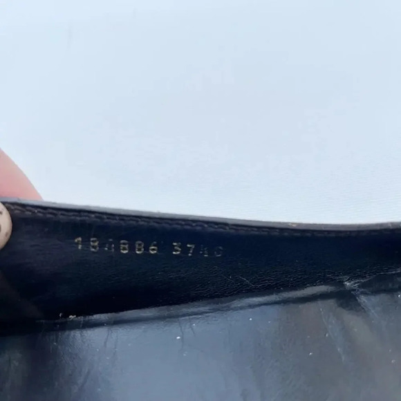 Gucci Interlocking GG Logo Ballet Flats Shoes Brown Suede Slip Ons 7.5 Size 37.5 - Picture 8 of 11